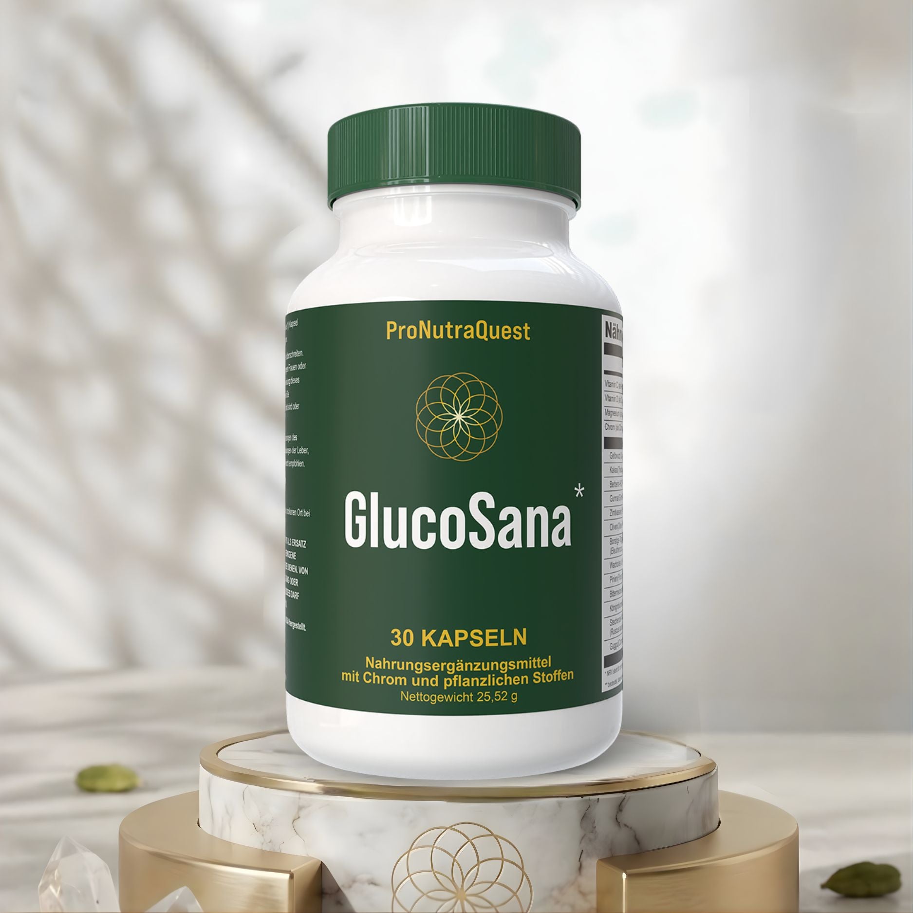 GlucoSana Nahrungsergänzung Flasche
